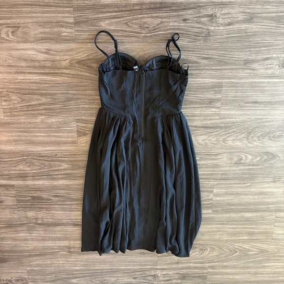 Windsor Womens NEW Blissful Afternoons Corset A-Line Midi Dress in Black - Picture 8 of 9